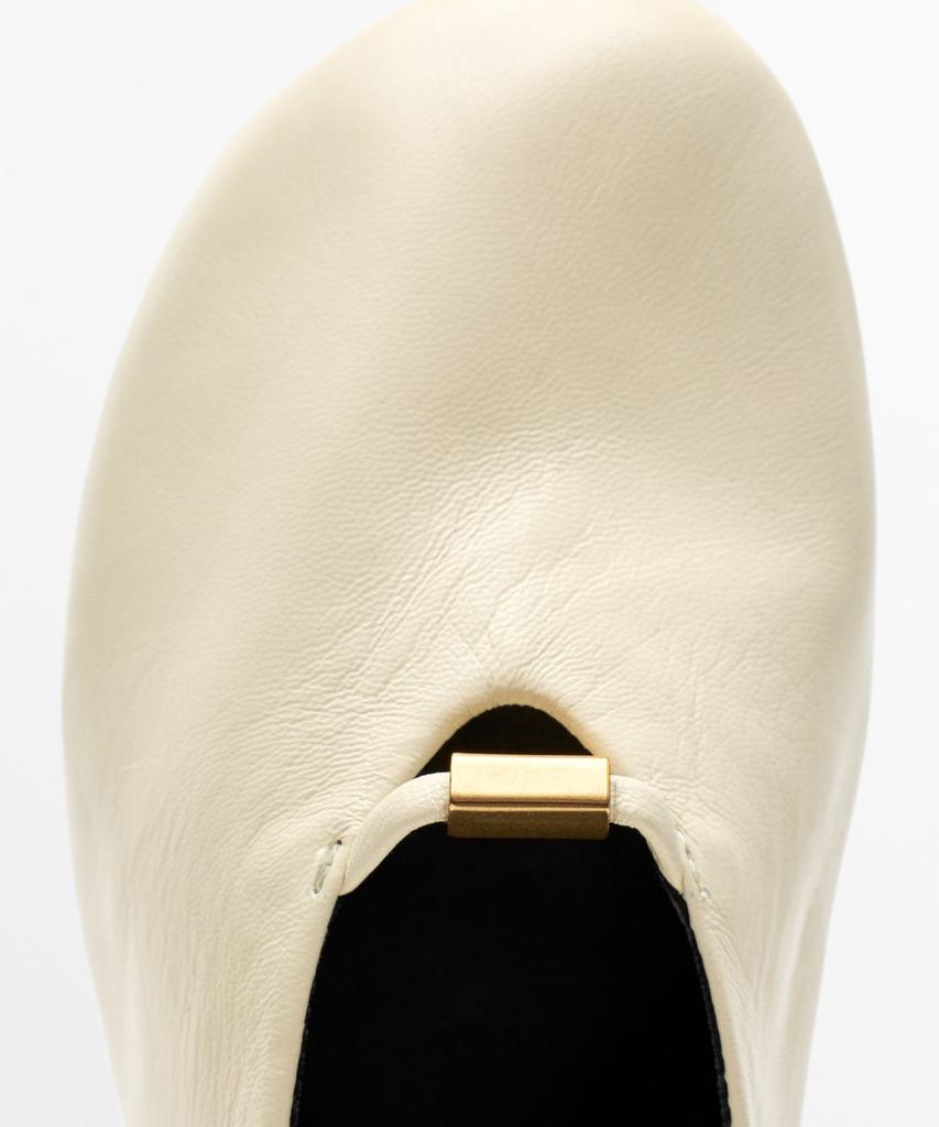 Massimo Dutti Soft Leather Ballerina Flats