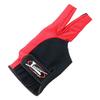 Перчатки из эластичного трикотажа, Черный/Красный, Для левой руки, Маленький, GR-SEVANBKRD0