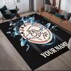 Custom Name Ajax Amsterdam3 Flannel Pattern Square Carpet,Area Rug,Carpet Rug for Living Room Bedroom Sofa Playroom Decor,Non-slip Floor Mat
