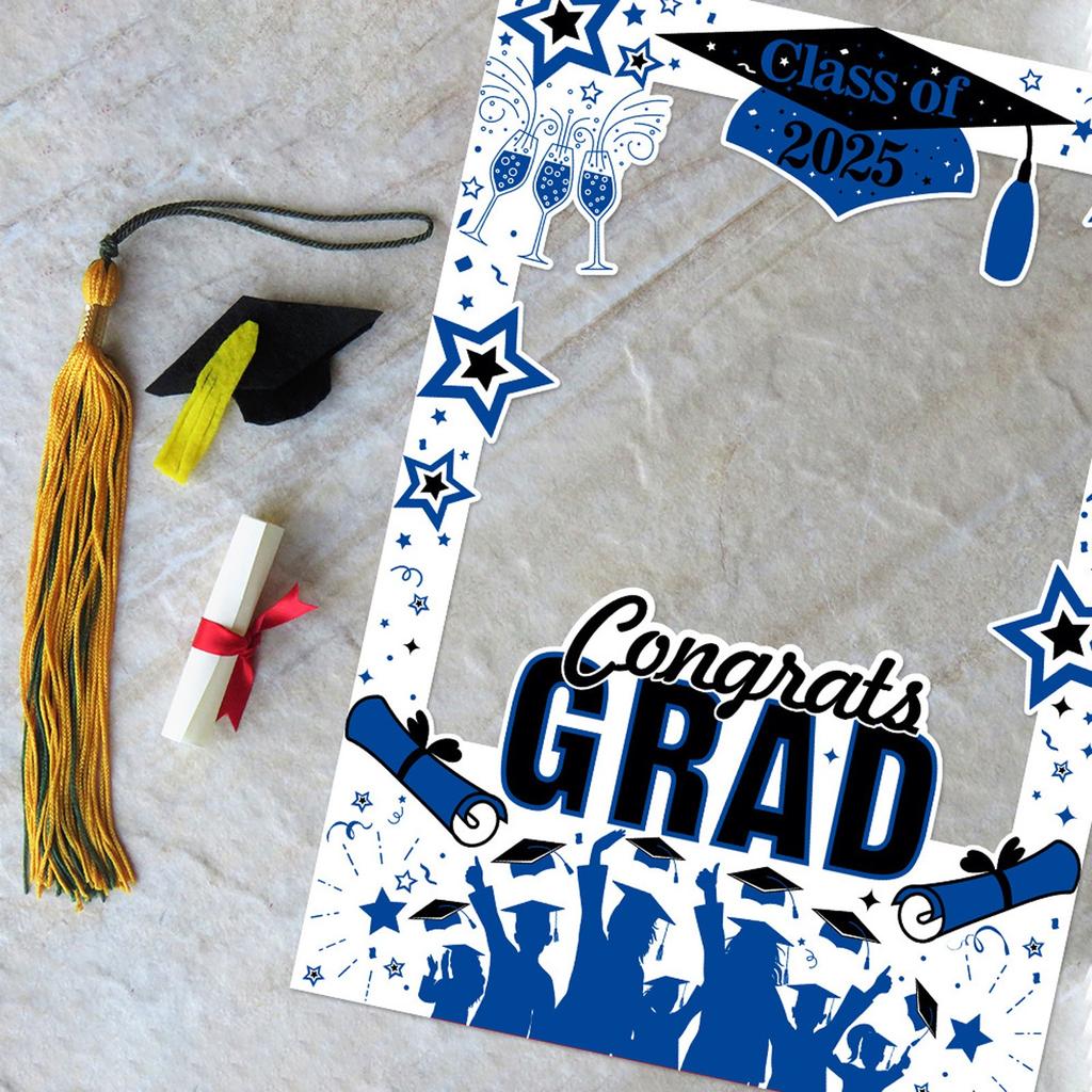 2025 Graduation Season Decoration Paper Photo Frame Photography Props Graduation Celebration Party Supplies