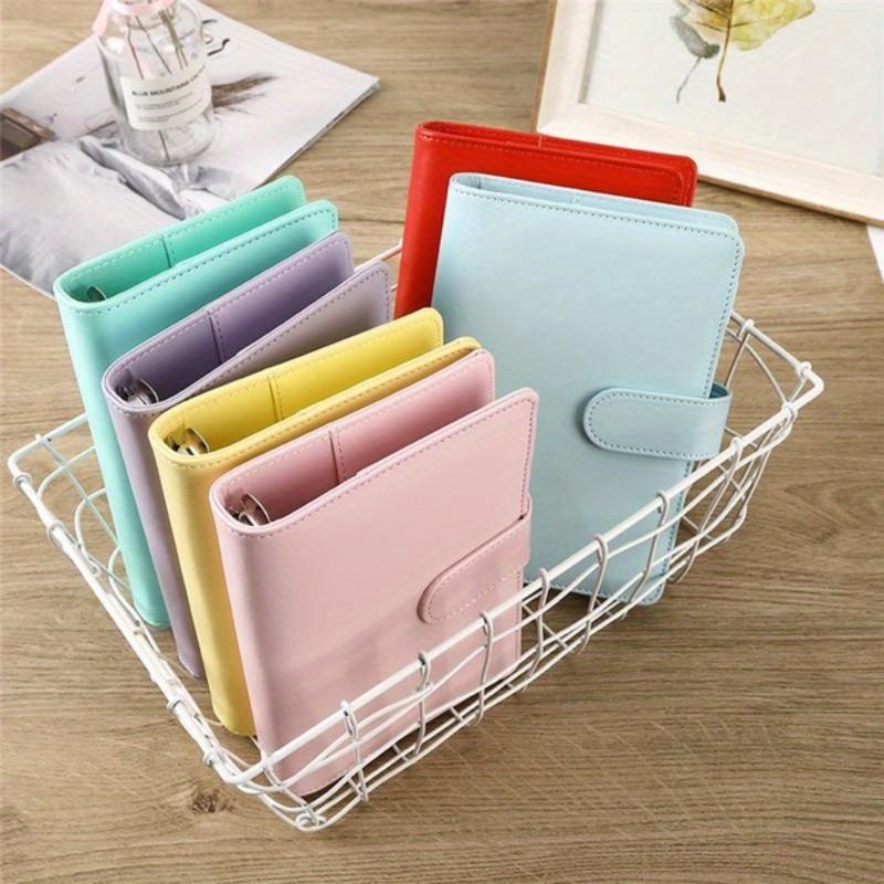 1 шт. A6 из искусственной кожи, переплет для блокнота, органайзер для планирования бюджета, система конвертов для денежного бюджета с 12 шт., бюджетные листы