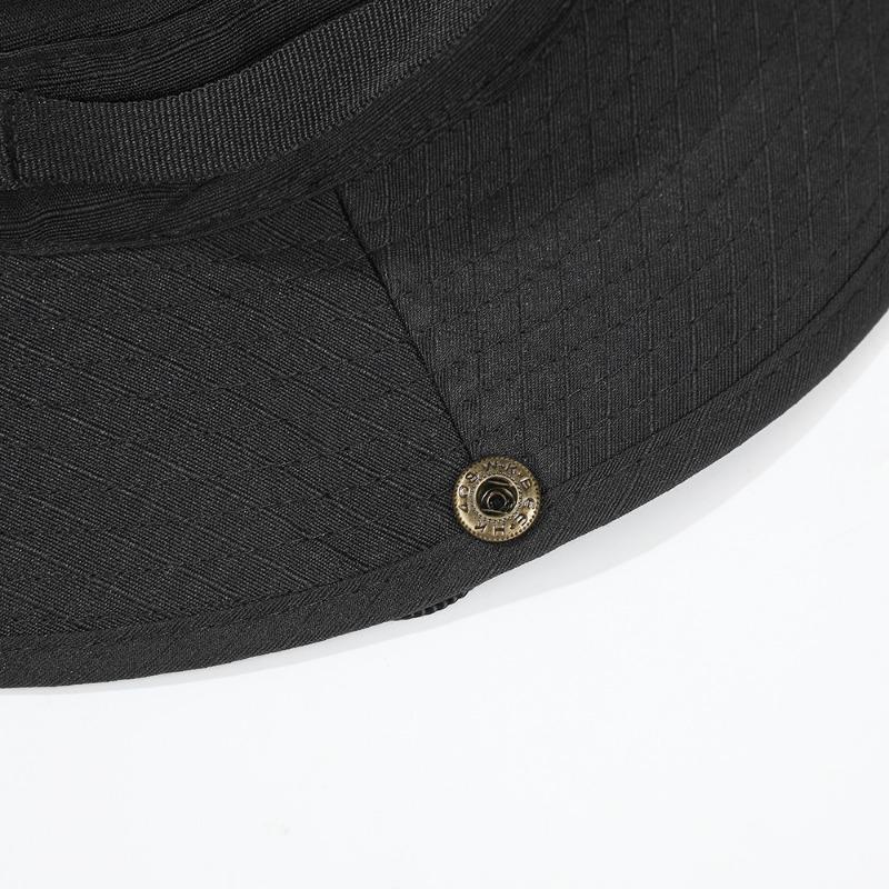 Outdoor Tourism UV Protection Mountaineering Fisherman Hat Leisure Jungle Round-brimmed Hat Cycling Breathable Fishing Sun Protection Hat