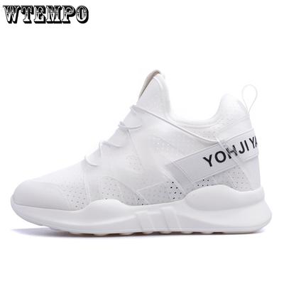 Сетчатые туфли женские невидимые увеличивающие рост спортивные туфли беговые кроссовки летние дышащие белые туфли с мелким горлом