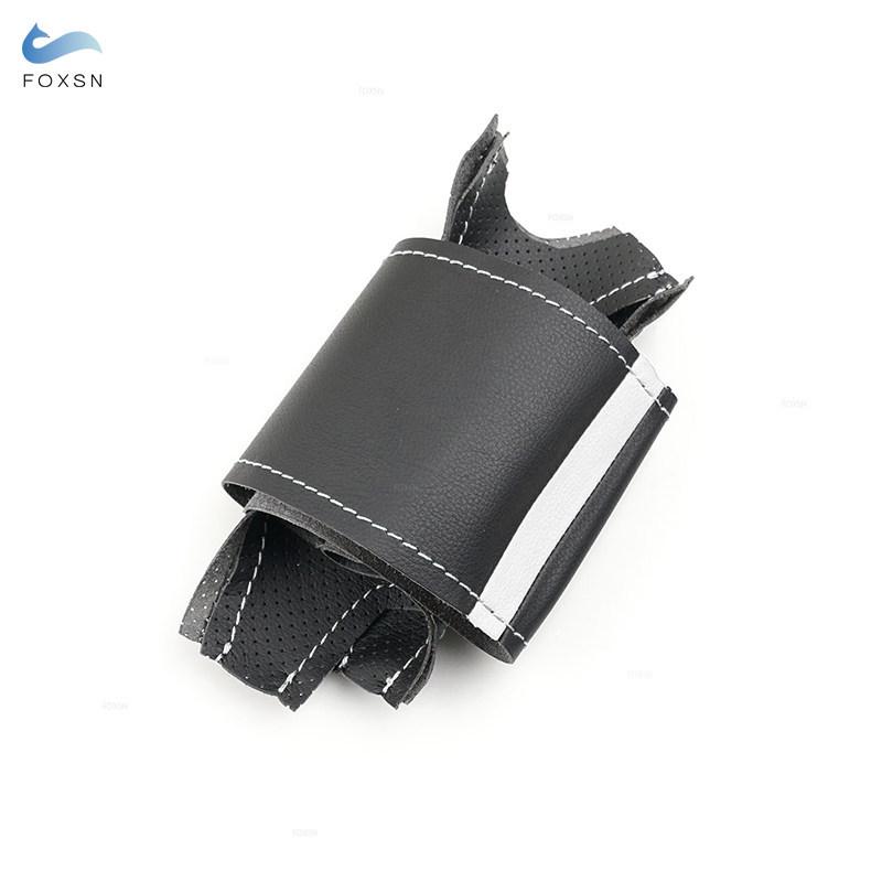 Для BMW E82 E87 120i 130i E90 320i 325i 335i 2008-2013 X1 E84 2011 Перфорированная кожаная накладка на руль для салона автомобиля