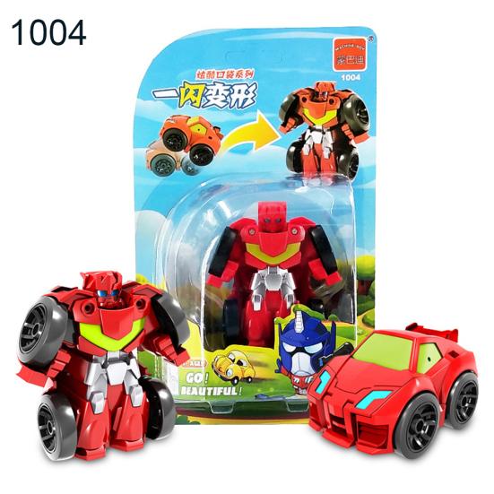 Mini Deformation Car Robot Transformable Inertia Truck Model Interactive Kid Toy