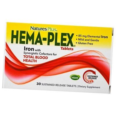 Комплекс для здоровья крови, Hema-Plex Sustained, 30таб (36375058)