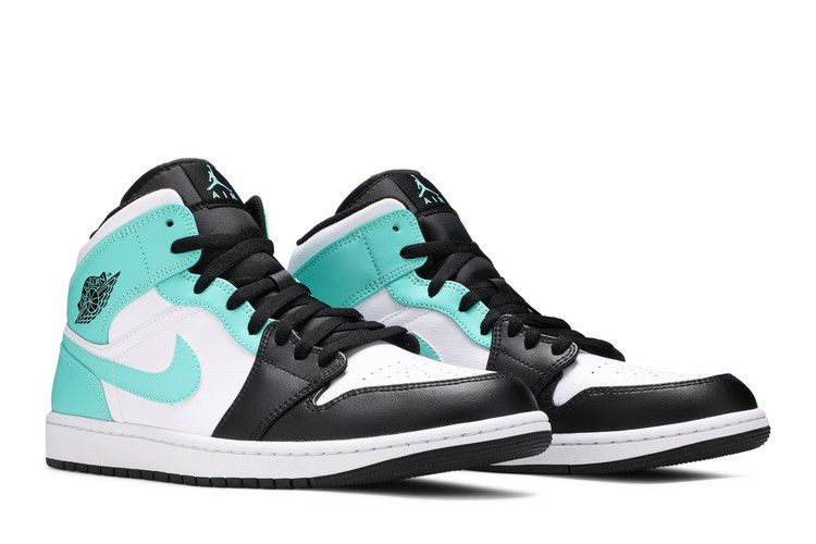 Men's Sneakers Jordan 1 Mid Tropical Twist Igloo White/Black-Tropical Twist