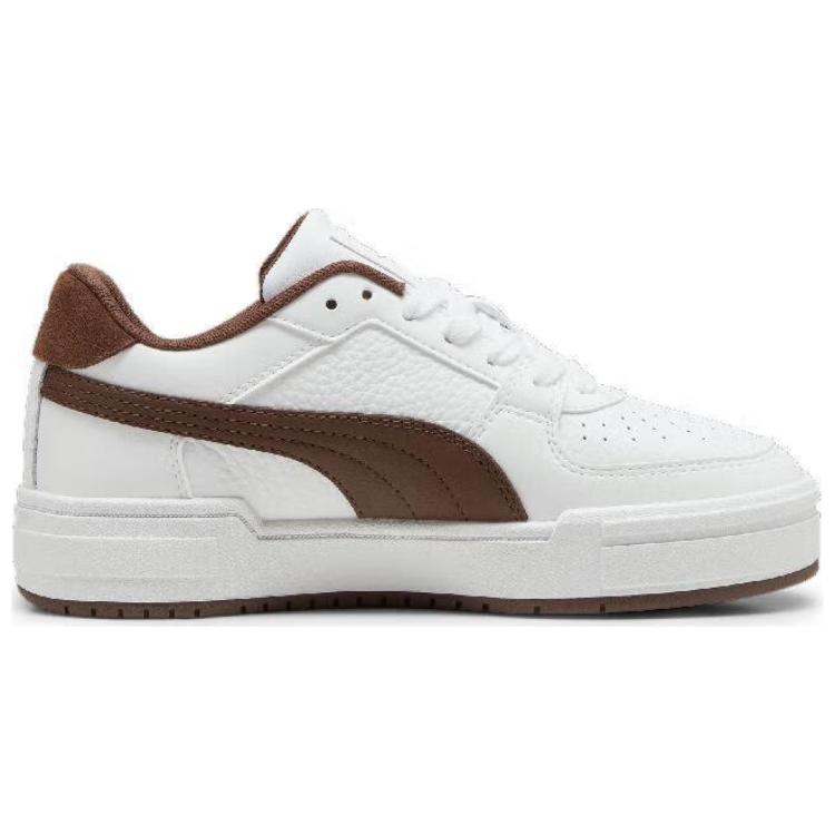 Puma Ca Pro Comfortable Versatile Low-Top Sneakers Women Sneakers White Brown 394749-09