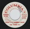 7-дюймовая пластинка THREE G'S - Когда снова будет лето 441383PROMO Columbia 1959 США Рок Б/У