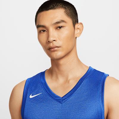 Nike Dri Fit Basketball Jersey Men's Dark Team Blue