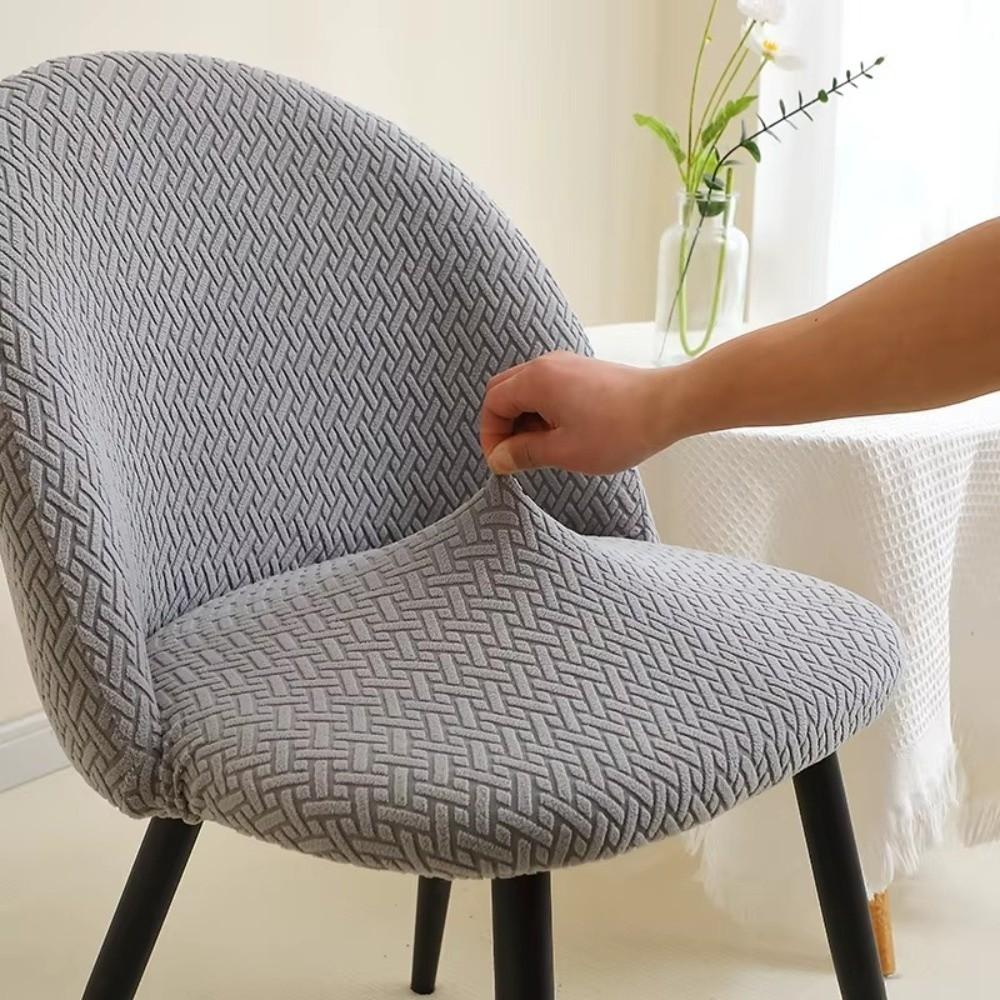 Curved Integrated Seat Cover Elastic Duckbill Stool Slipcover for Home Banquet Wedding