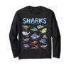 Shark Shirt Shark Sea Animals of the World Shark Lover Long Sleeve T-Shirt