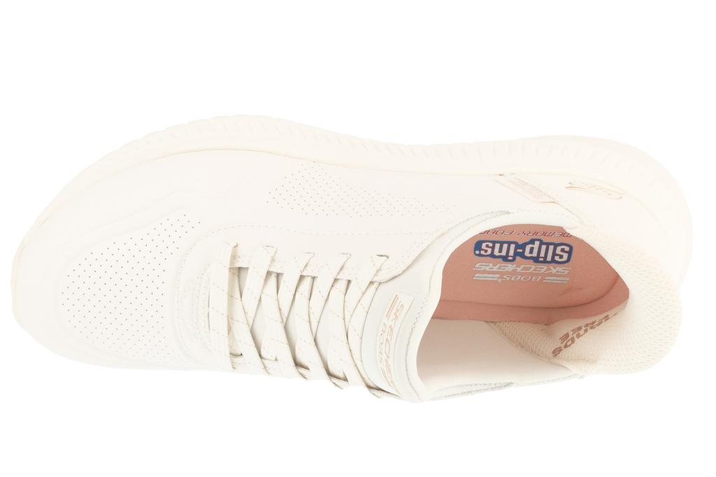Skechers Slip-Ins: Bobs Squad 4 - Key Look, Womens white Sneakers
