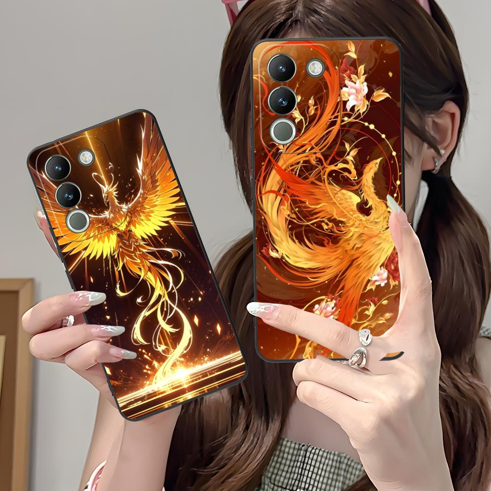 Роскошный Чехол для Мобильного Телефона VIVO V60 V50 V40 V30 V29 V27 V25 V23 Pro Lite 5G с Цветной Печатью Роскошный Чехол