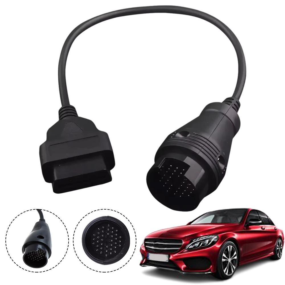 Suitable For Mercedes 38 Pin Full PIN To 16 Pin OBD2 Adapter Diagnostic Connector Adapter Cable D6R2