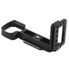 Aluminum Quick Release Plate Vertical Shooting L Bracket for Sony A6400 Mirrorless Camera