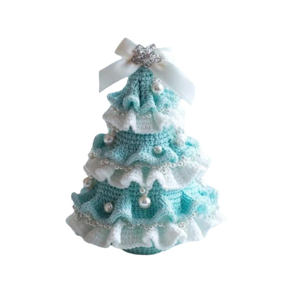 Handmade Crochet Christmas Tree Kit DIY Crochet Christmas Tree Handicrafts Gift