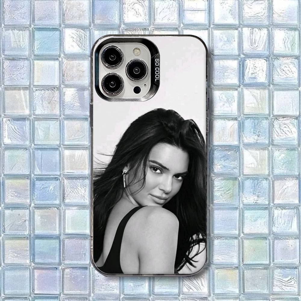 Fashion Kendall Jenner Phone Case For iPhone 16,15,14,13,12,11,8,7,Pro,Max,Plus,Mini,XS,SE Shockproof Matte Cover