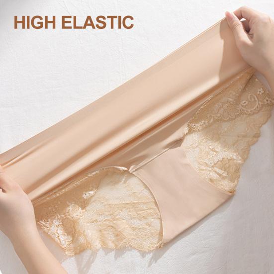 Хлопковое нижнее белье для женщин, сексуальные кружевные эластичные трусики-хипстеры, трусики-бикини с высокой посадкой и бесшовной мягкой чашкой