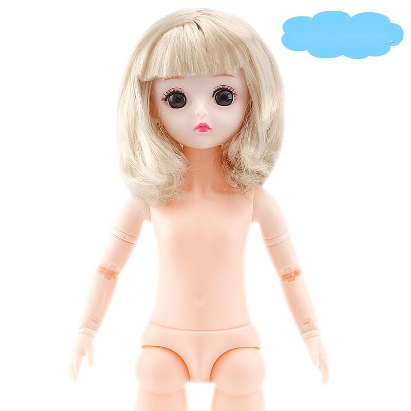 6-точечная детская кукла 30 см BJD Prime, обнаженный детский макияж, 3D настоящие глаза, общие мышцы, 23 сустава, кукла Лоли, игрушка для девочек