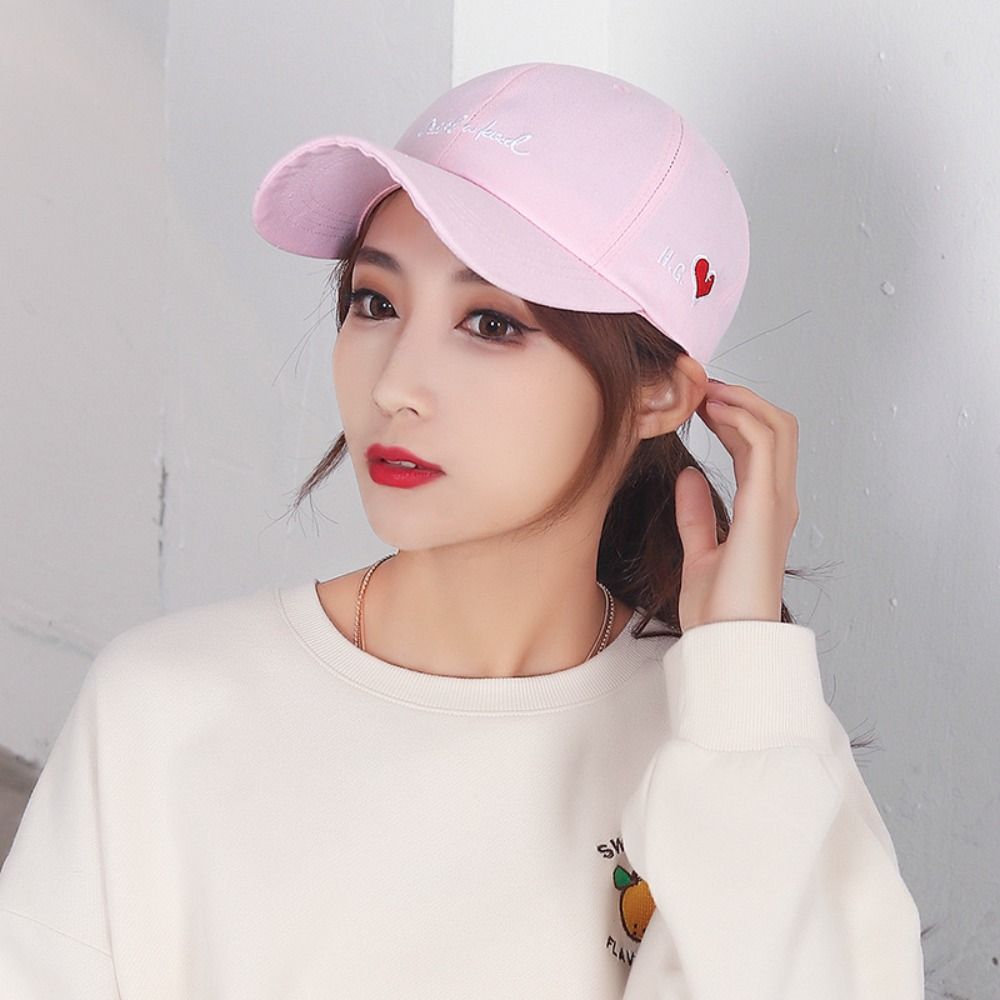 Cotton Baseball Hat Embroidery Sun Visors Hat Summer Snapback Cap  for Men Women