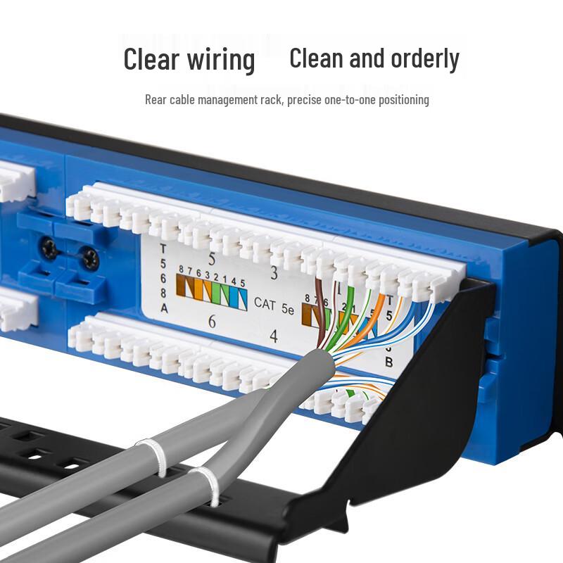 BOYANG CAT5e 24-Port Network Patch Panel