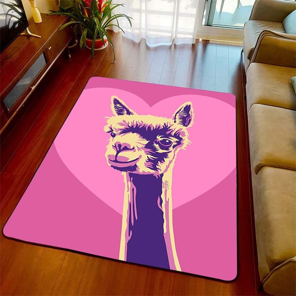 Ковер из альпаки с 3D принтом, украшение в виде животных, коврик, забавный коврик на день рождения для друга, гостиная, спальня, детская комната, коврики, коврик для домашнего декора