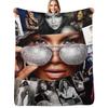 Jennifer Lopez Throw Blanket Travel Size Cozy Blanket for Plane Train