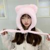Woolen Windproof Cap Velvet Lining Bucket Hat Fashion Winter Hat  for Women