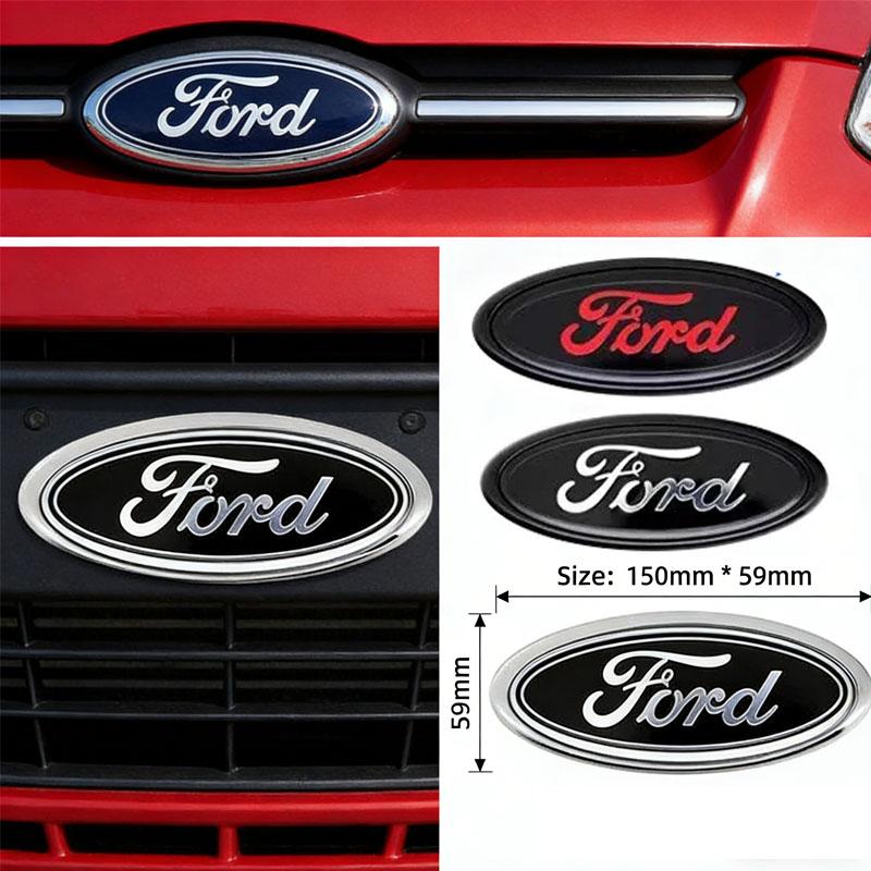 TQ0125x6CM ABS Auto Body Emblem Badge Stickers for Ford Fiesta Ranger Focus Fusion Escape Transit Mondeo Edge Ecosport