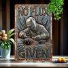 Vintage Welder Humor Metal Sign "NO FLUX GIVEN", Rustic Wall Decor. Perfect for Garden, Home, Bar, Cafe, Garage & Washroom.