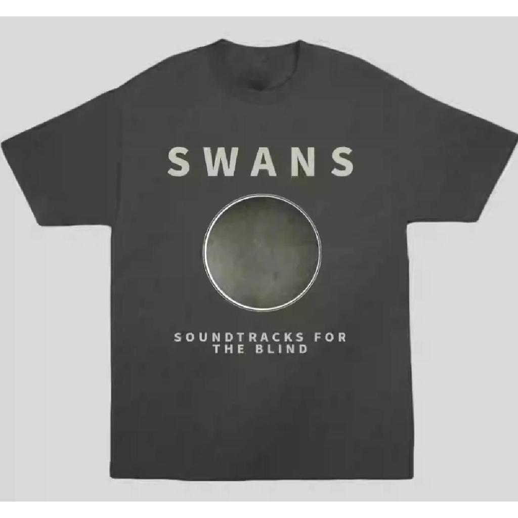 2025 Swans Американская панк-группа, футболка с короткими рукавами, нишевая американская повседневная хлопковая футболка с принтом, высококачественный люксовый бренд, продажа