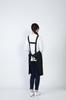 Bib Apron Bib Apron GT7013 Unisex Restaurant Uniform Black L [Seven Uniform] H-Shaped