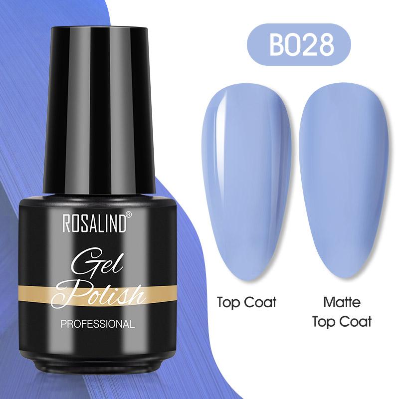 ROSALIND Зимняя серия цветных гель-лаков - Полуперманентное глиттерное покрытие для профессионального использования