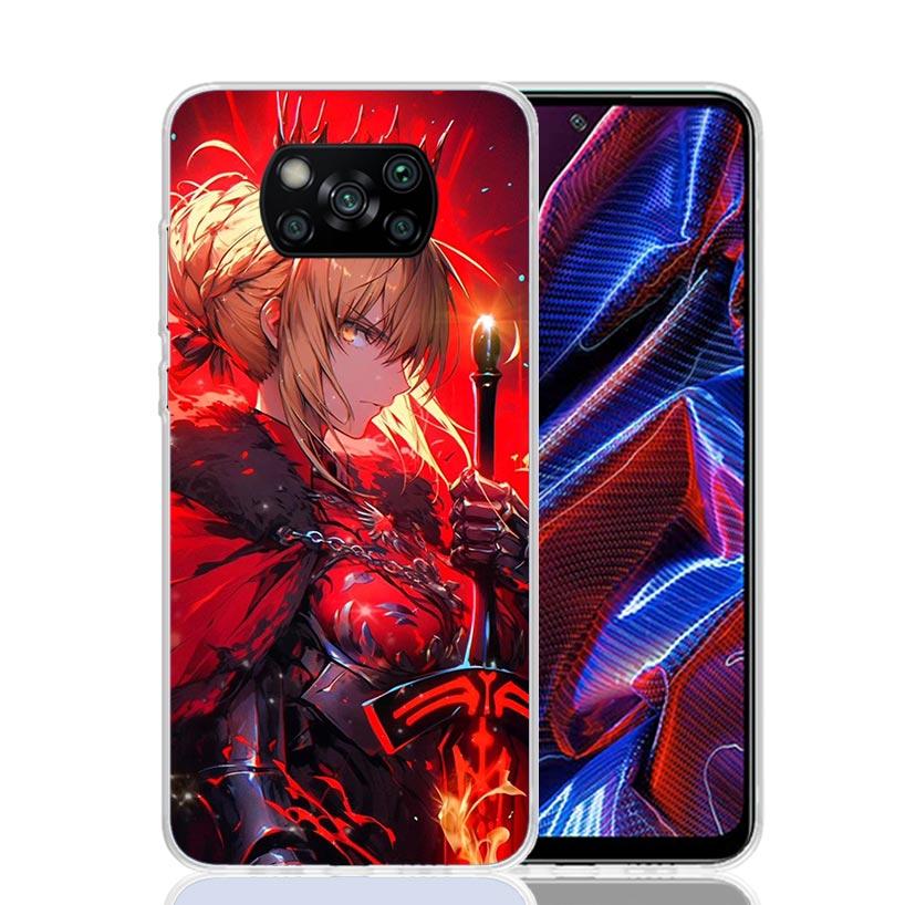 Чехол для телефона Fate Zero Stay Night Archer для Xiaomi Poco X7 X6 X5 Pro F7 Ultra Redmi 15C 15 13 13C 12 12C 10 10A 10C 9 9A 9C 9T Co