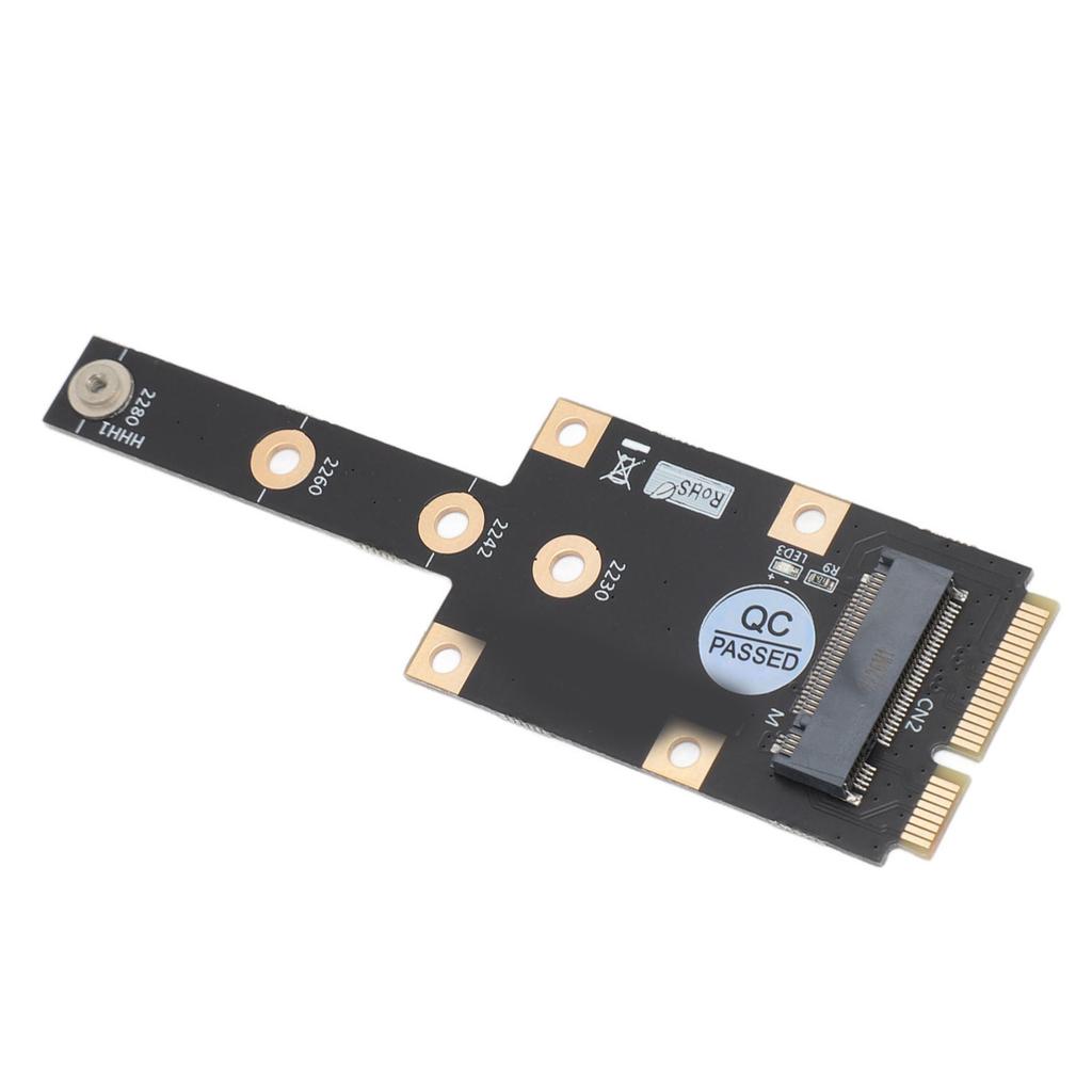 M.2 NGFF NVME SSD Adapter Mini PCIE to M.2 M Key Converter Adapter for 2230 2242 2260 2280 M.2 SSD