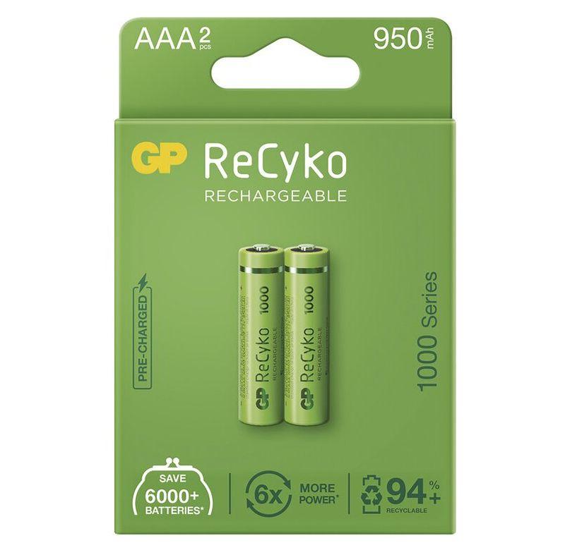 Ni-Mh Rechargeable Batteries Type Aaa 2 Pcs.