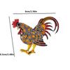 Manufacturer direct sales personalized retro rooster brooch animal cartoon brooch wholesale versatile clothing brooch