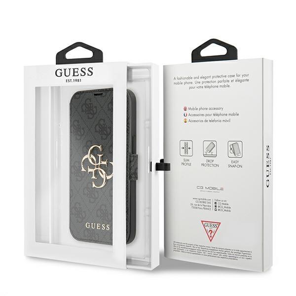Guess Gubkp13L4Gmggr Iphone 13 Pro / 136,1 Szary/Grey Book 4G Big Metal Logo