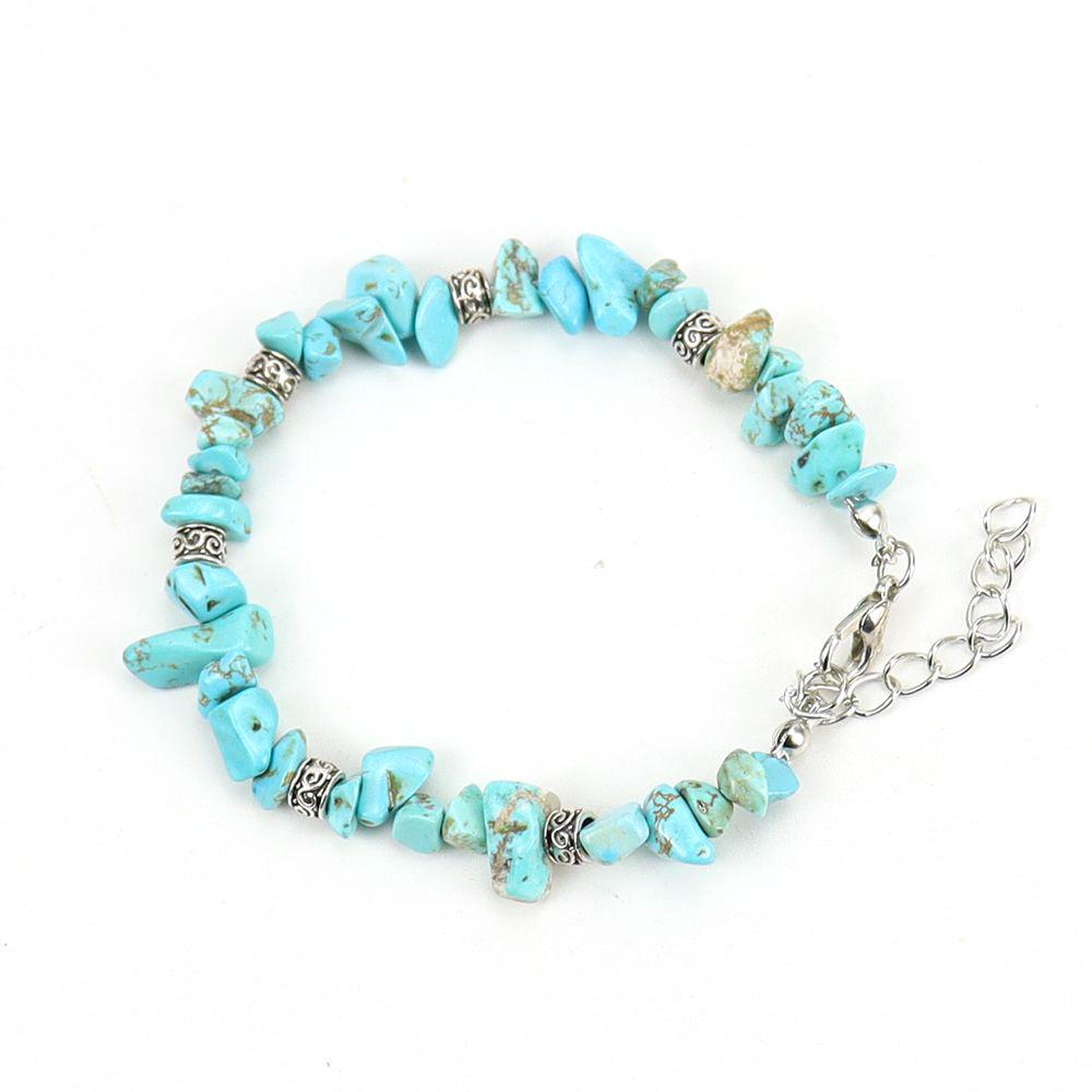 Нерегулярные полудрагоценные камни, браслет из натуральных кристаллов, браслет для йоги, медитации, чакры, подарок