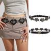 Luxury Design Punk Waistband Vintage Waist Strap Trendy Jeans Belt Women
