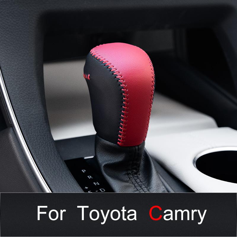 Используется для Toyota Camry 2018 Чехол-перчатка для ручки переключения передач автомобиля, противоскользящий чехол-рукоятка