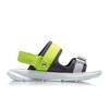 LiNing Удобные Нескользящие Спортивные Сандалии Детские Сандалии Черный Зеленый YKUR022-7