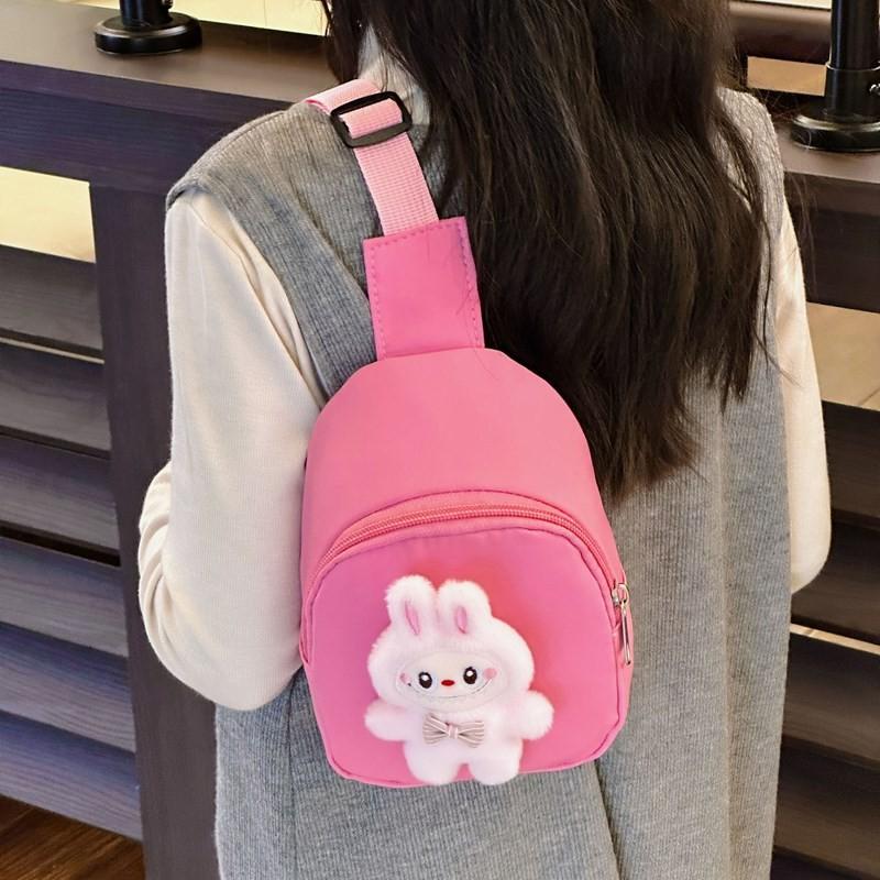 Single Rabbit Shoulder Crossbody Bag For Kids Lightweight Gift Cartoon