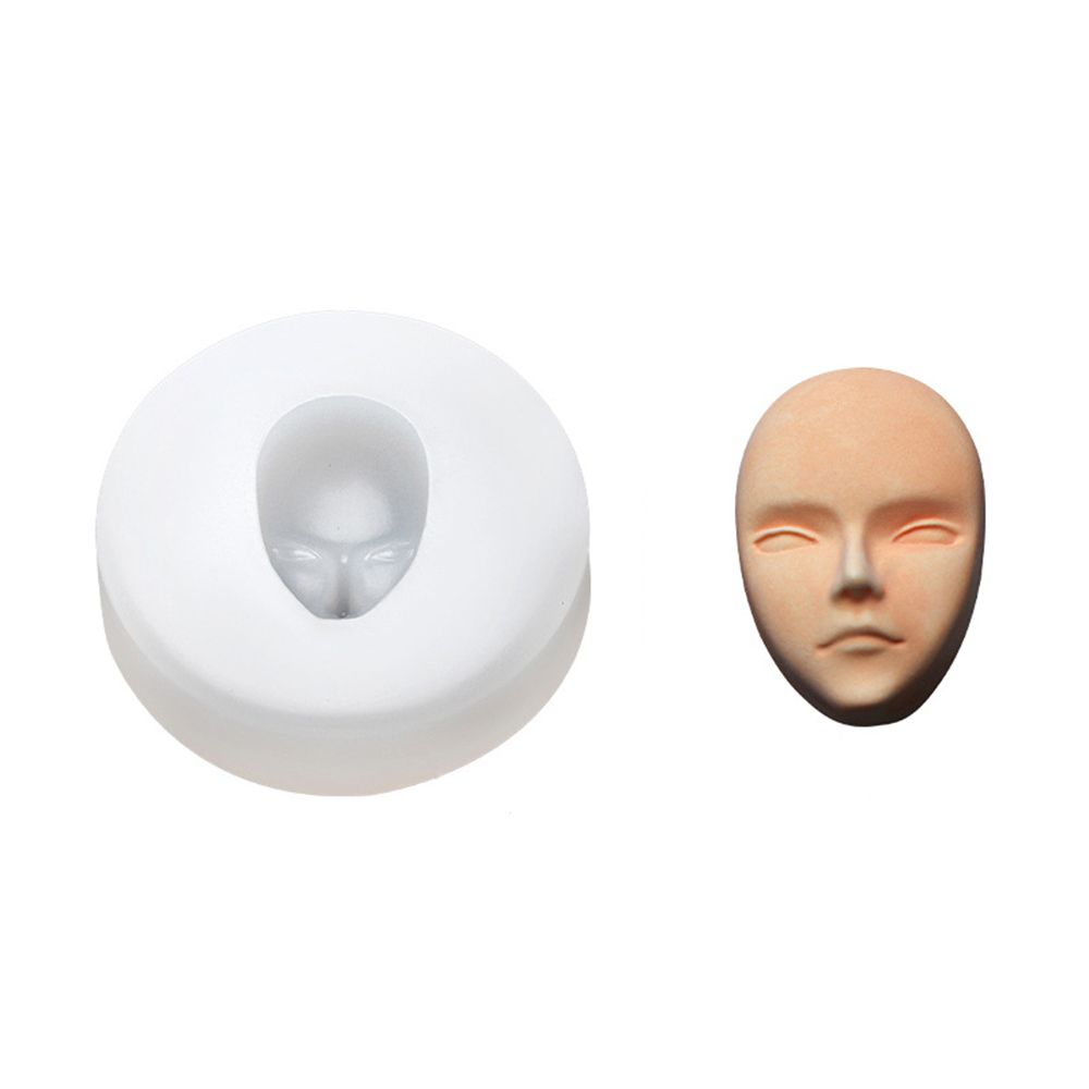 Аксессуары для украшения куклы, глиняная голова, Sculpey, силиконовые формы для детского лица, 3D-форма для лица
