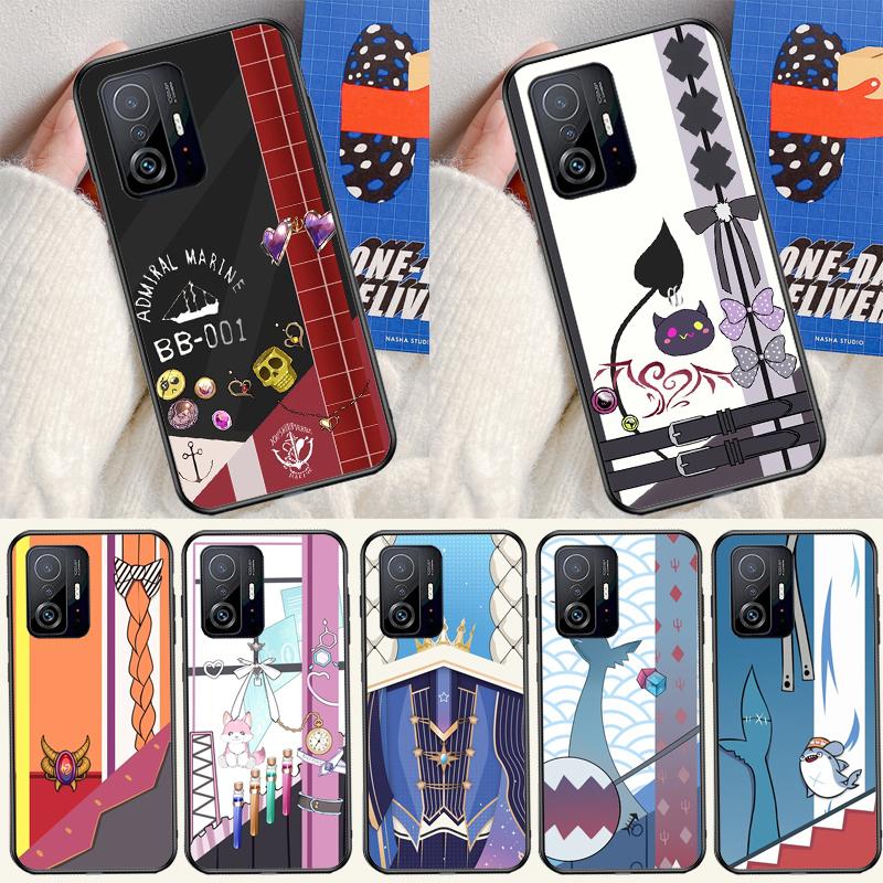 Hololive Cover For Xiaomi 14 13 Ultra 11T 12T 13T 14T Pro POCO X7 Pro X3 X5 F3 F5 F6 M6 X6 Pro Case