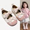 Girls' Princess Shoes 2025 Spring and Autumn New Children's Soft-soled Non-slip Single Shoes Little Girl Bow Pearl Small Leather Shoes