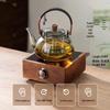 Бесшумная электрическая плитка для чая YIHUTEA из грецкого ореха
