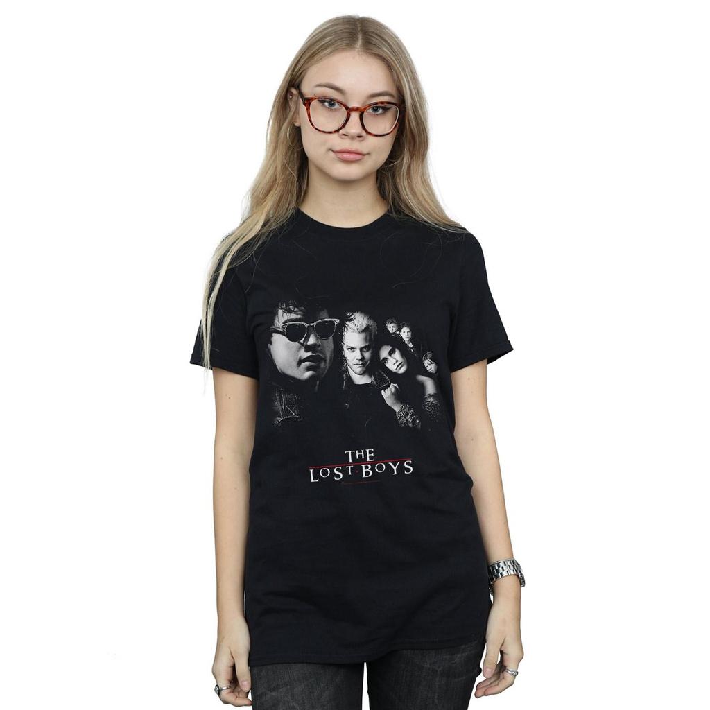 The Lost Boys Womens/Ladies Poster Mono Cotton Boyfriend T-Shirt