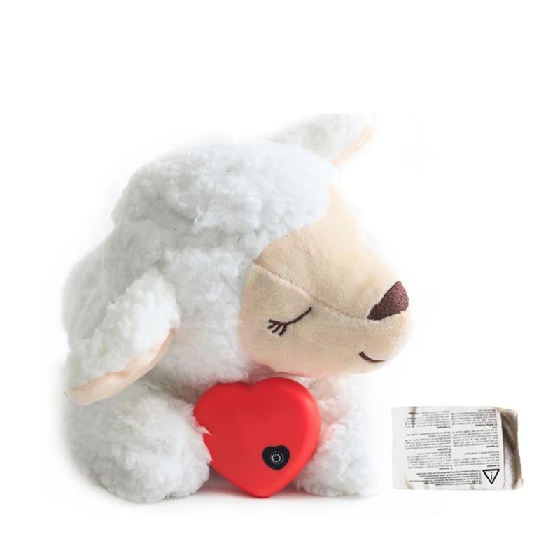 Игрушка для собак Heartbeat от беспокойства разлуки, помощь при сне, мягкий плюшевый друг для сна, собака-бегемот, снятие стресса от лая